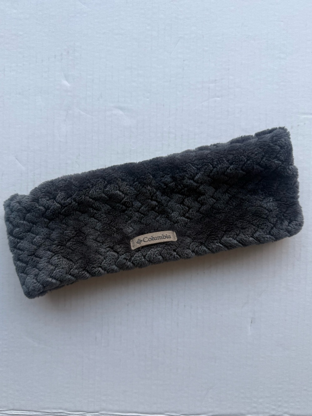Columbia Dark Gray Plush Fleece Headband
